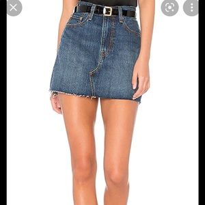 Levi’s Deconstructed Denim Skirt